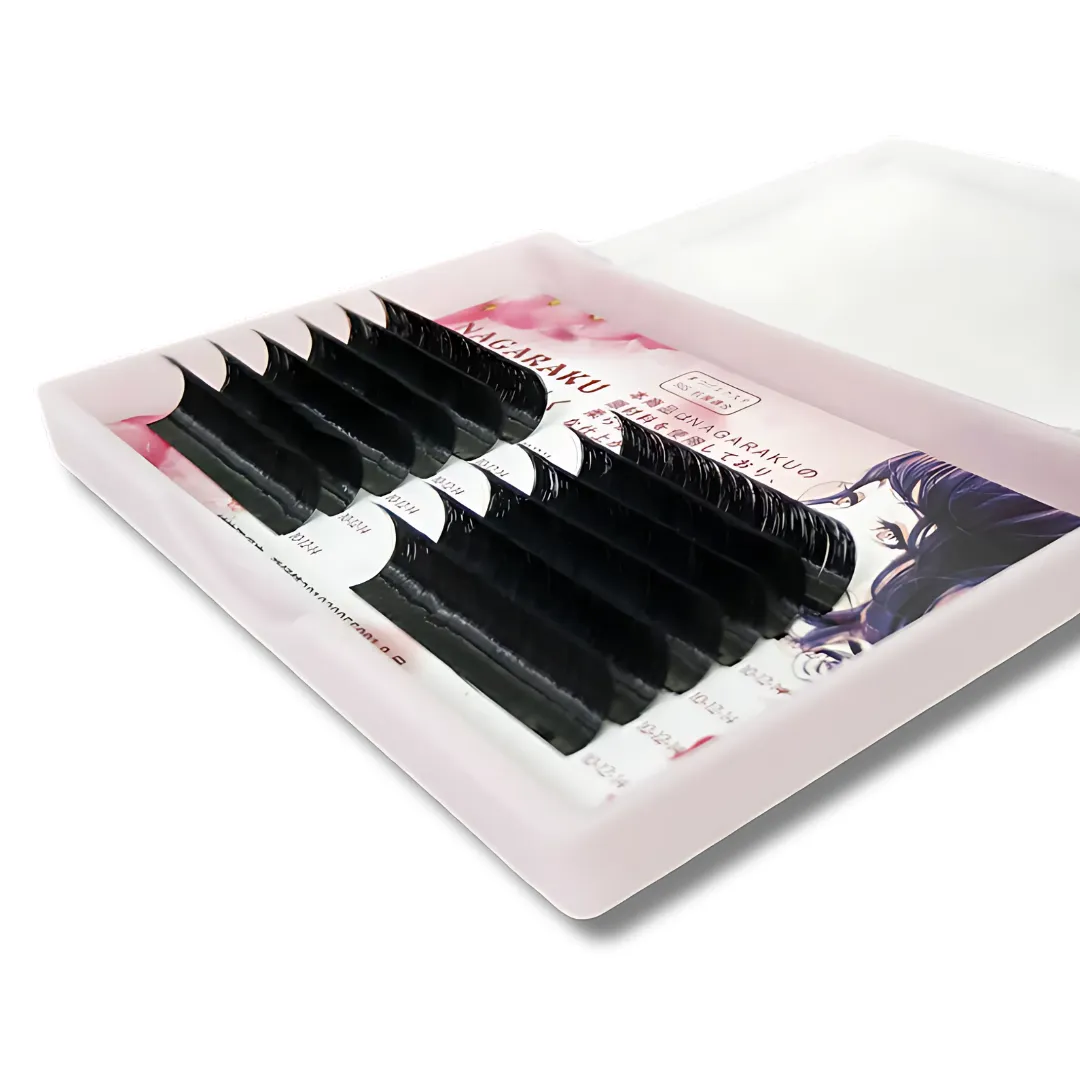 Lash Extensions 14 Auto fans Bloom - Nagaraku